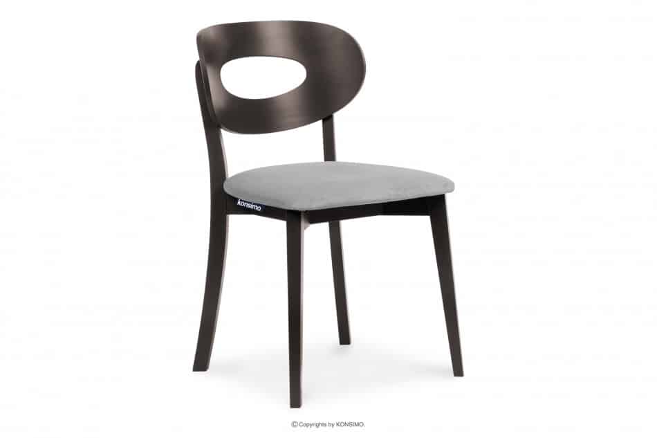 TANER Vintage Stuhl wenge grau 2tlg. grau/wenge - Foto 3