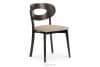Vintage wenge beige stuhl