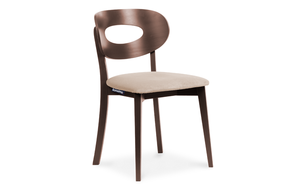 TANER Vintage Macho beige Stuhl beige/mahagoni - Foto 0