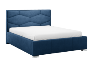 RENZO, https://konsimo.de/kollektion/renzo/ Polsterbett 180x200 velvet navy blue marineblau - Foto