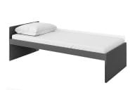 Jugendbett 90x200 grau