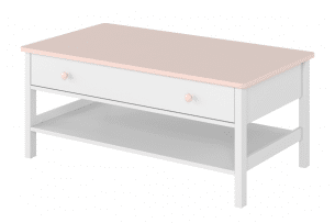 GIGLU, https://konsimo.de/kollektion/giglu/ Tisch für kleine Mädchen weiß weiß/rosa - Foto