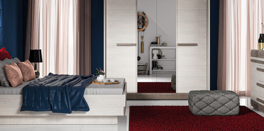 kolor granatowy we wnętrzach