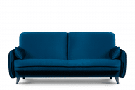 Moderne Schlafcouch aus Samt in Marineblau
