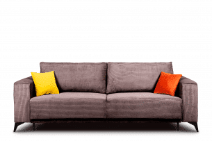 NIVA, https://konsimo.de/kollektion/niva/ Ausziehbare Cord-Couch in Rosa rosa - Foto