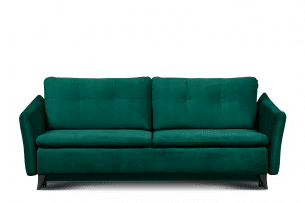 TENUS, https://konsimo.de/kollektion/tenus/ Dreisitzer-Sofa im klassischen Stil Mattvelours Flaschengrün dunkelgrün - Foto