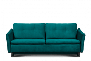 TENUS, https://konsimo.de/kollektion/tenus/ Dreisitzer-Sofa im klassischen Stil Mattvelours Meeresgrün marine - Foto
