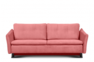 TENUS, https://konsimo.de/kollektion/tenus/ Dreisitzer-Sofa im klassischen Stil Mattvelours Rosa rosa - Foto