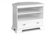 TV-Eckschrank weiß