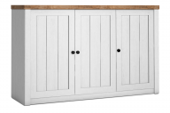 Kommode mit Einlegeböden 130 cm Provence-Stil weiß