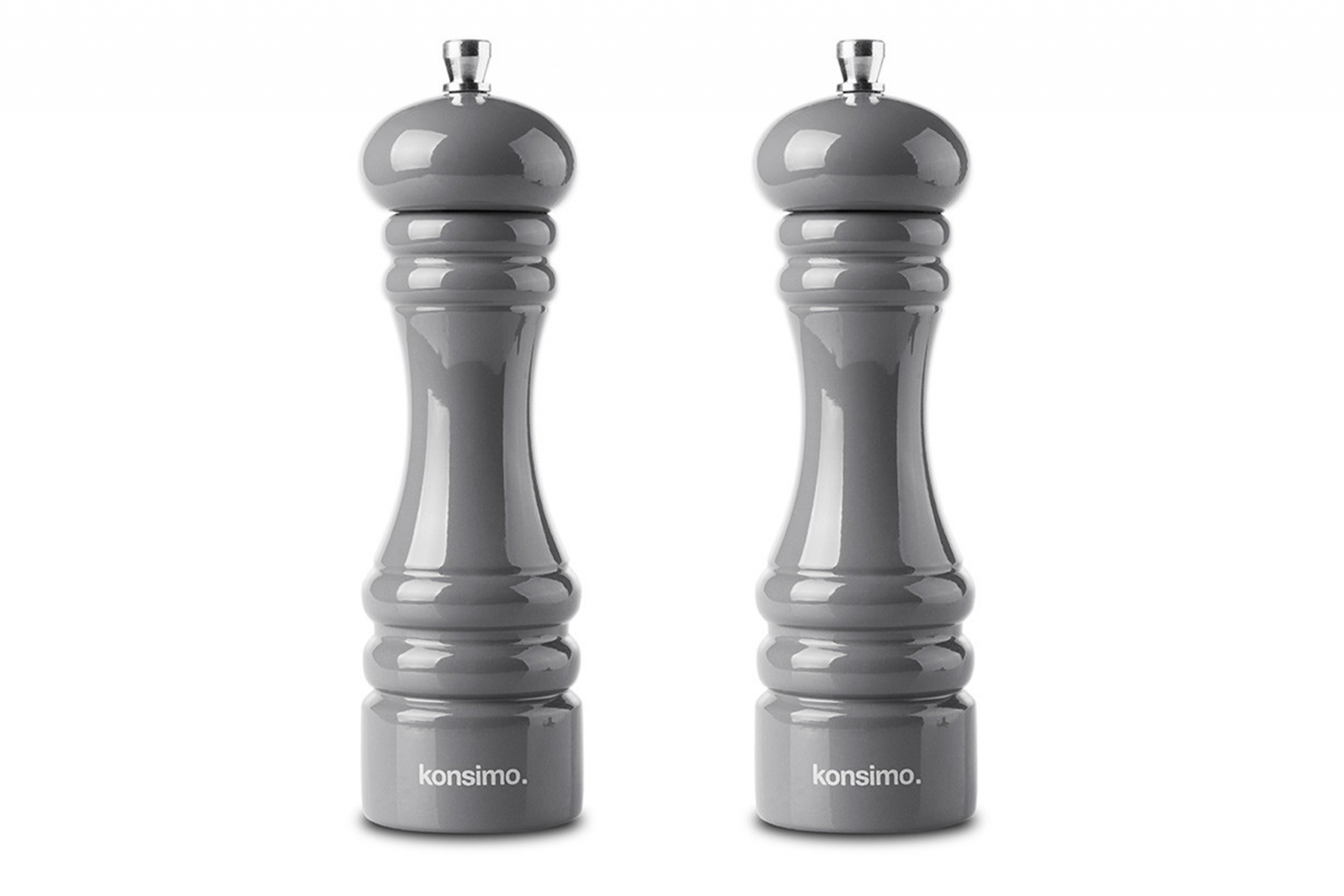 Mühlenset 18 cm 2 -teilig. grau