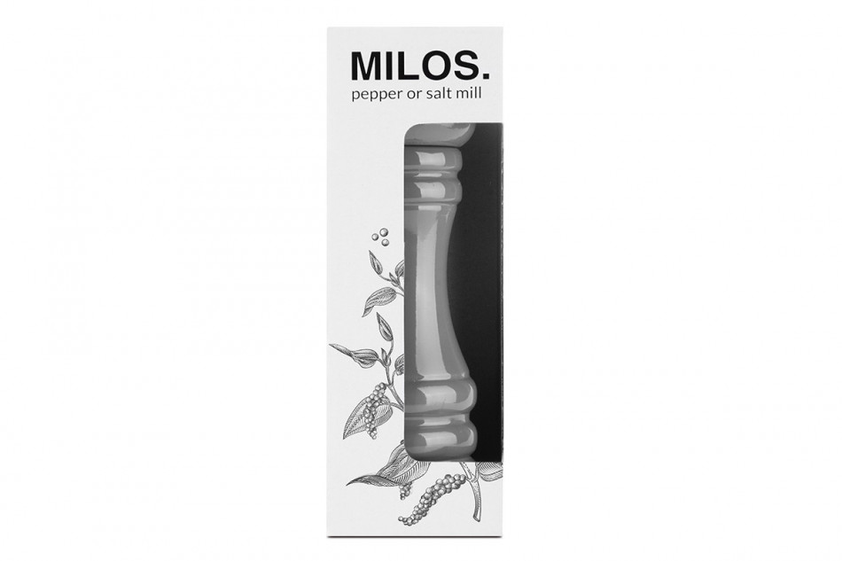 MILOS Mühlenset 18 cm 2 -teilig. grau grau - Foto 4