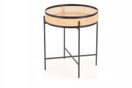 Rattan-Couchtisch für das Wohnzimmer