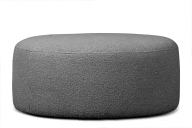 Hocker aus Boucle dunkelgrauer