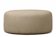 Hocker aus Boucle beiger