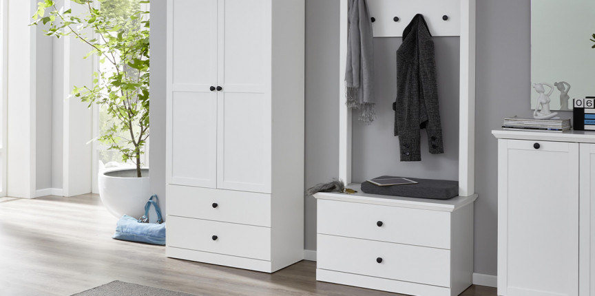 sypialnia szara z turkusem