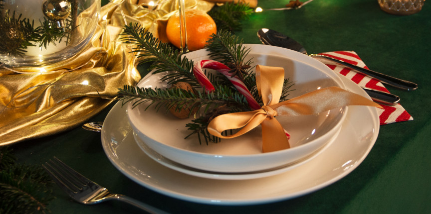 jak ułożyć sztućce na wigilie