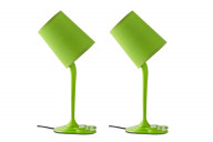 Schlafzimmerlampen grün 2tlg