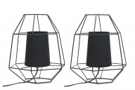 Loft-Stil Tischlampe 2tlg.
