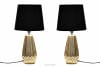 ERANA Schwarz-goldene Tischlampe 2St złoty/czarny - Foto 1