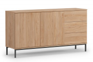 Kommode aus Hickoryholz mit Einlegeböden für Schlafzimmer und Wohnzimmer