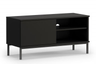 TV Schrank schwarz elegant auf Beinen für Wohnzimmer