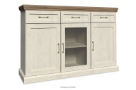 Elegante cremefarbene Kommode für das Wohnzimmer mit Schubladen