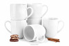 MUSCARI Set von Porzellanbechern für 6 Personen Weiß weiß - Foto 1