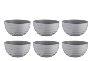 SCILLA, https://konsimo.de/kollektion/scilla/ Schale 6tlg. grau - Foto