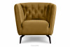 CORDI Eleganter gesteppter Sessel mit Beinen honigfarben honig - Foto 1
