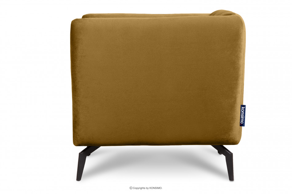 CORDI Eleganter gesteppter Sessel mit Beinen honigfarben honig - Foto 3