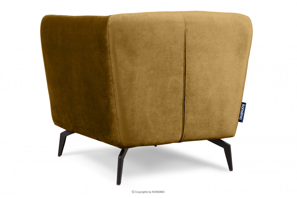CORDI Eleganter gesteppter Sessel mit Beinen honigfarben honig - Foto 4