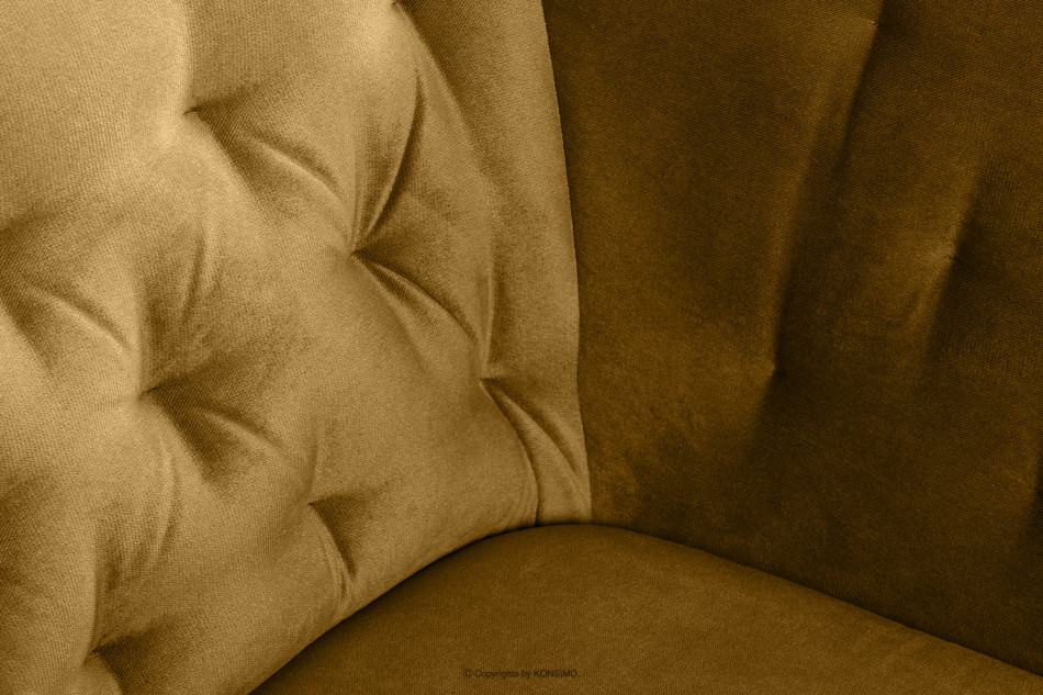 CORDI Eleganter gesteppter Sessel mit Beinen honigfarben honig - Foto 5
