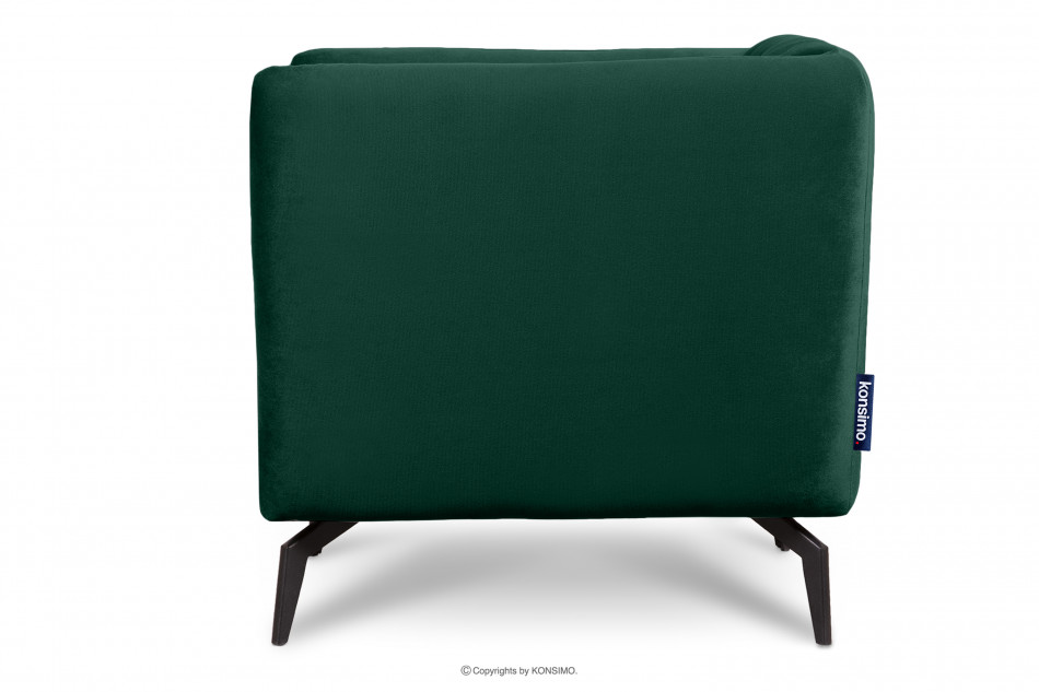 CORDI Eleganter gesteppter Sessel mit Beinen dunkelgrün dunkelgrün - Foto 3