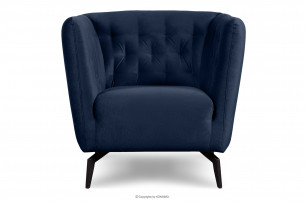 CORDI, https://konsimo.de/kollektion/cordi/ Eleganter gesteppter Sessel mit Beinen marineblau marineblau - Foto