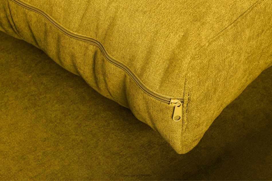 VISNA Skandinavisches Sofa Wohnzimmer mit Stauraum für Bettwäsche - Gelb gelb - Foto 7
