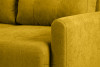 VISNA Skandinavisches Sofa Wohnzimmer mit Stauraum für Bettwäsche - Gelb gelb - Foto 6