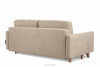 VISNA Skandinavisches Sofa Wohnzimmer mit Stauraum für Bettwäsche - Beige beige - Foto 4
