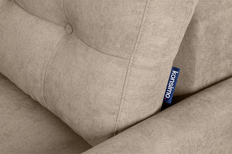 VISNA Skandinavisches Sofa Wohnzimmer mit Stauraum für Bettwäsche - Beige beige - Foto 6