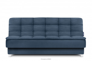 BORUS, https://konsimo.de/kollektion/borus/ Weiche ausziehbare Schlafcouch mit Topper blau blau - Foto