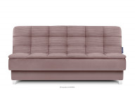 Weiche ausziehbare Schlafcouch mit Topper rosa