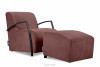 CARO Rosa Moderner Sessel mit Armlehne rosa - Foto 5