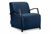 CARO Marineblauer Sessel mit Armlehne marineblau - Foto 1
