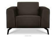 Moderner Sessel für das Zimmer dunkelbraun
