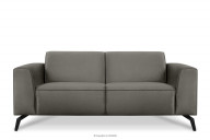 Zweisitzer-Sofa auf Beinen grau