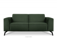 Zweisitzer-Sofa auf Beinen dunkelgrün