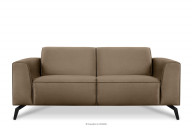 Zweisitzer-Sofa auf Beinen beige