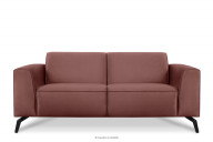 Zweisitzer-Sofa auf Beinen rosa