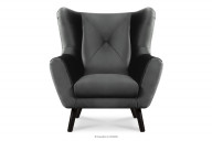 Lounge Sessel Ohrenklappe dunkelgrau