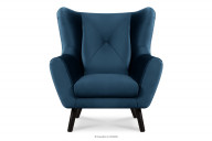 Lounge Sessel Ohrenklappe navy blau